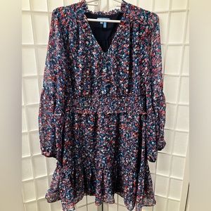 Draper James Large Floral Dress with elastic waist